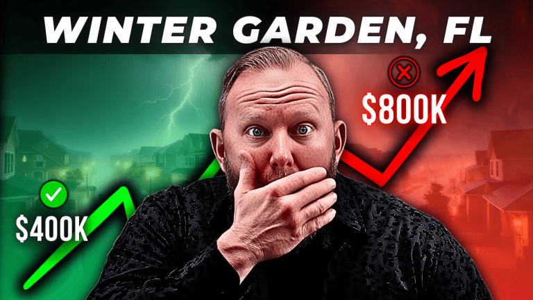 Winter Garden Housing Market: Home Prices Drop 10% Amid 12-Year Record of Unsold Homes!