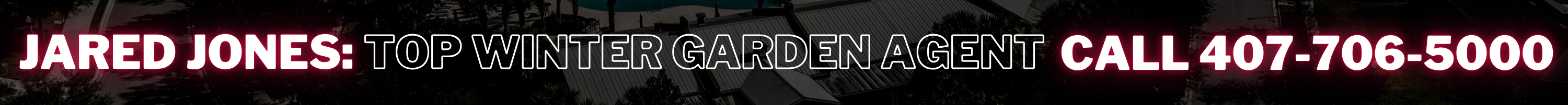 Top Winter Garden Agent- Jared Jones