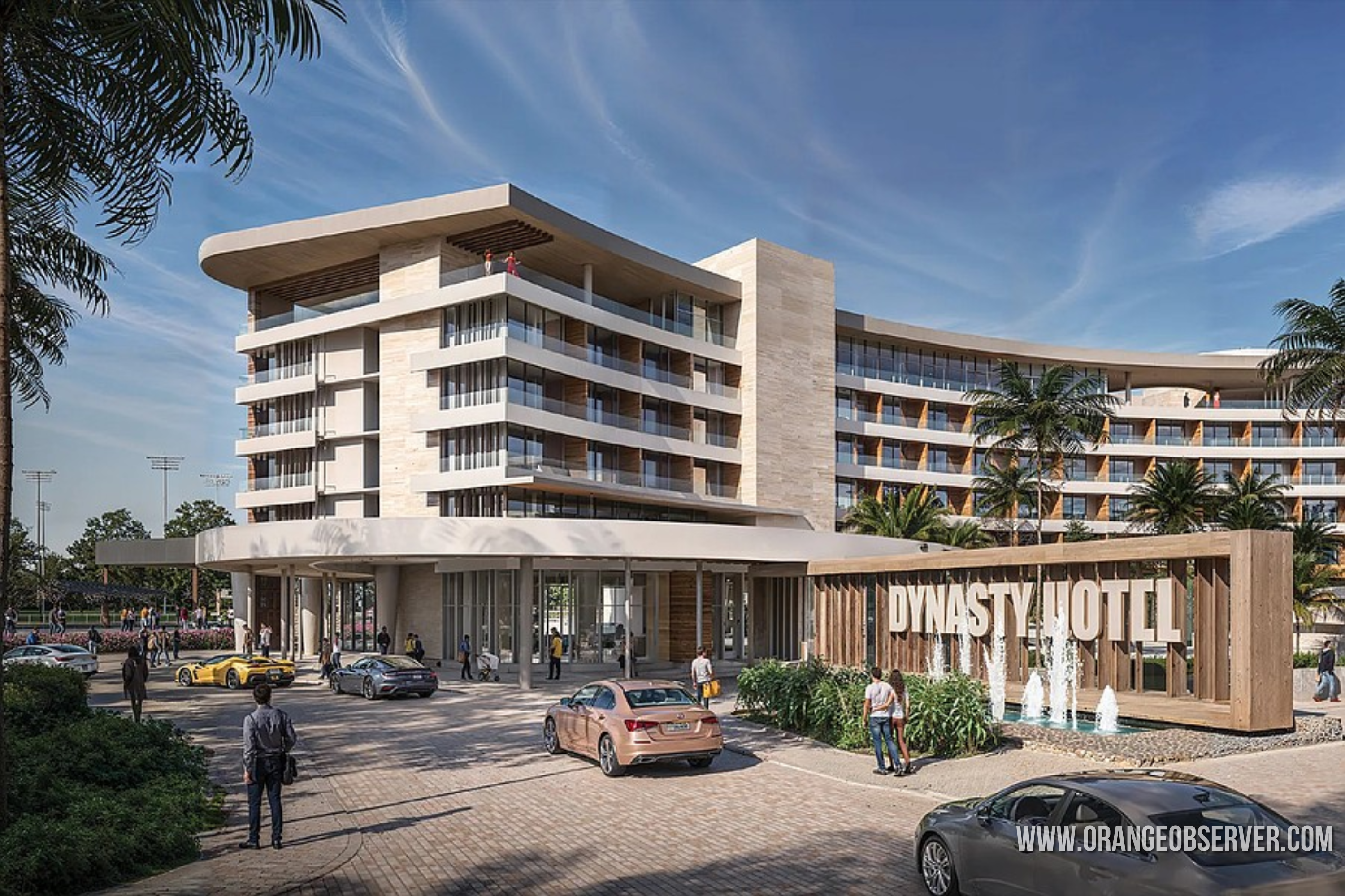 Rendering of The Dynasty _ Ocoee sports complex with fields, riverwalk, and hotels (6)