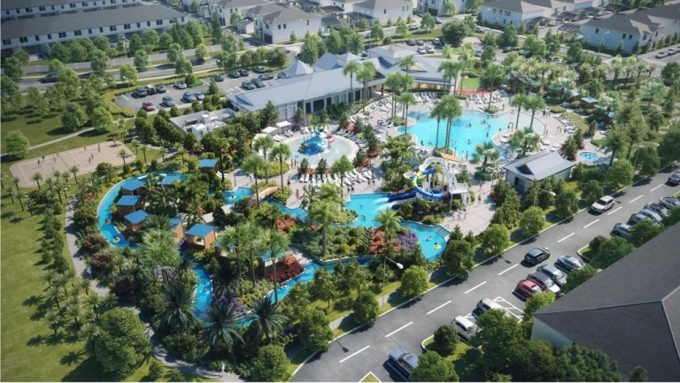 Rendering of Pulte’s planned vacation home resort community on a 288‑acre site in Davenport, Florida near U.S. 17‑92 and Ernie Caldwell Boulevard.