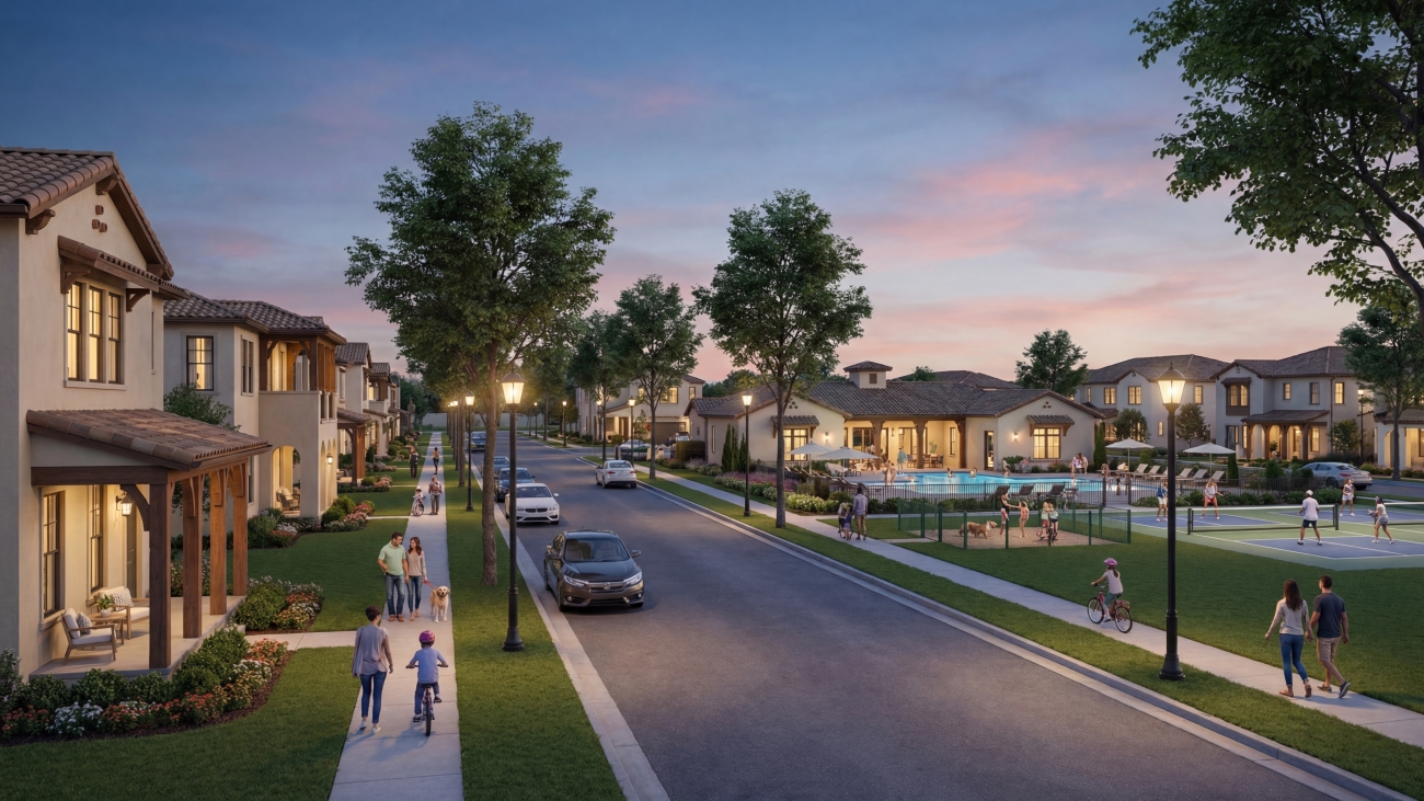 Ondich North plans approved by the Apopka Planning Commission on Tuesday, March 11, 2025, show a clustered subdivision design, replacing an earlier layout that had less open space and a more linear arrangement.