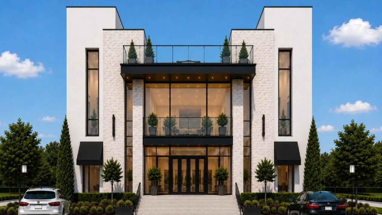 Modern rendering of the proposed Chabad of Winter Park synagogue on Morse Boulevard in downtown Winter Park