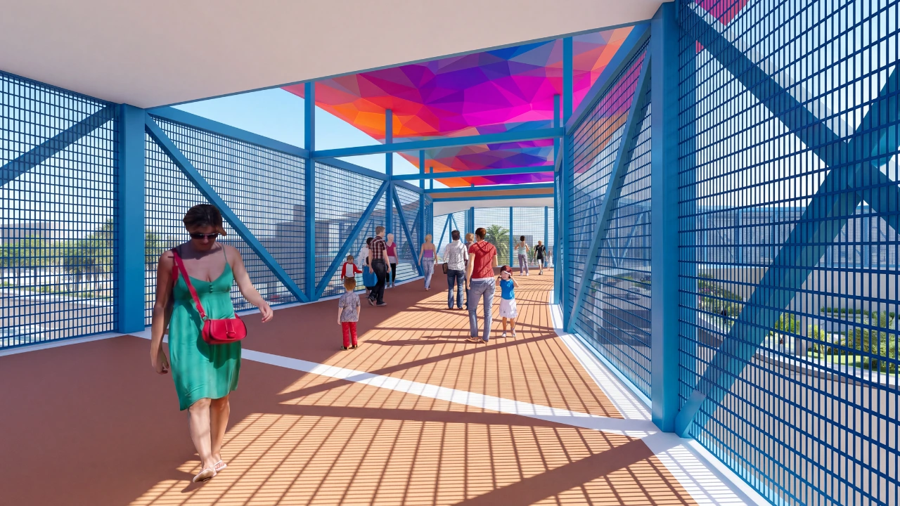 Conceptual renderings of the International Drive and Sand Lake Road pedestrian gateway